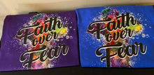 Load image into Gallery viewer, Faith Over Fear Colorful Tee

