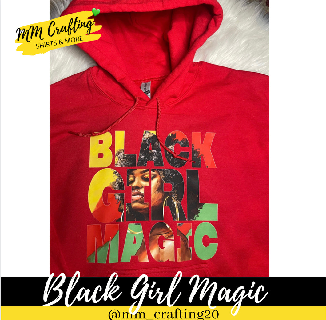 Red -  Black Girl Magic - Hoodie