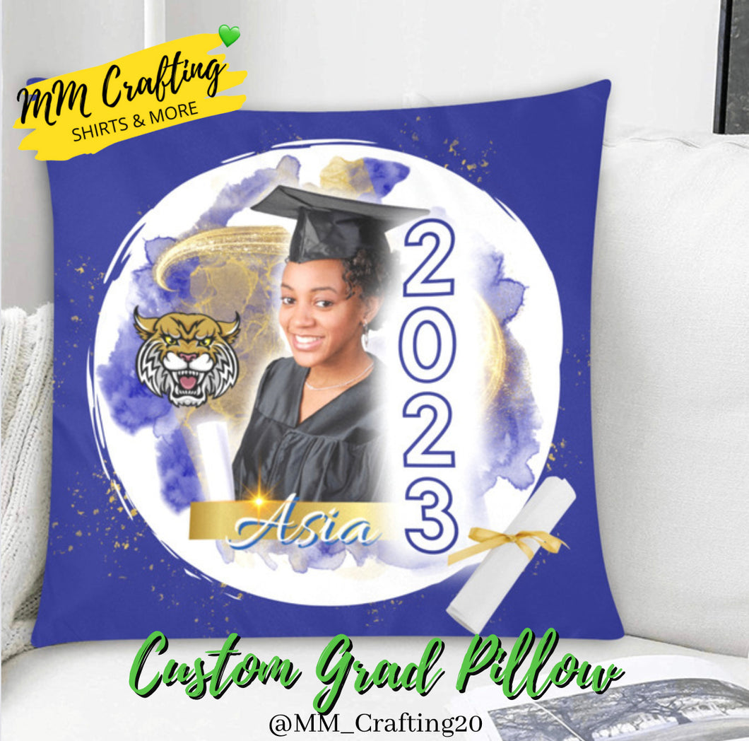 Custom Grad Pillow